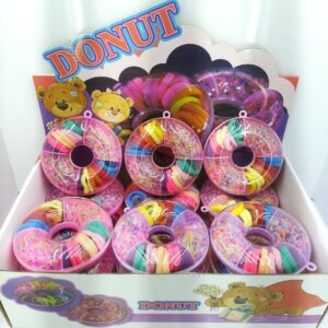 قوطی  دونات کش مو کلیپس